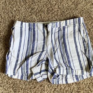 Striped linen shorts Old Navy